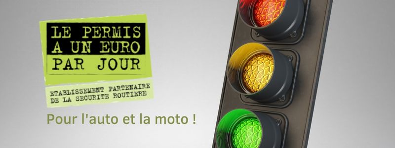 Permis auto ou moto - Permis à 1€/jour